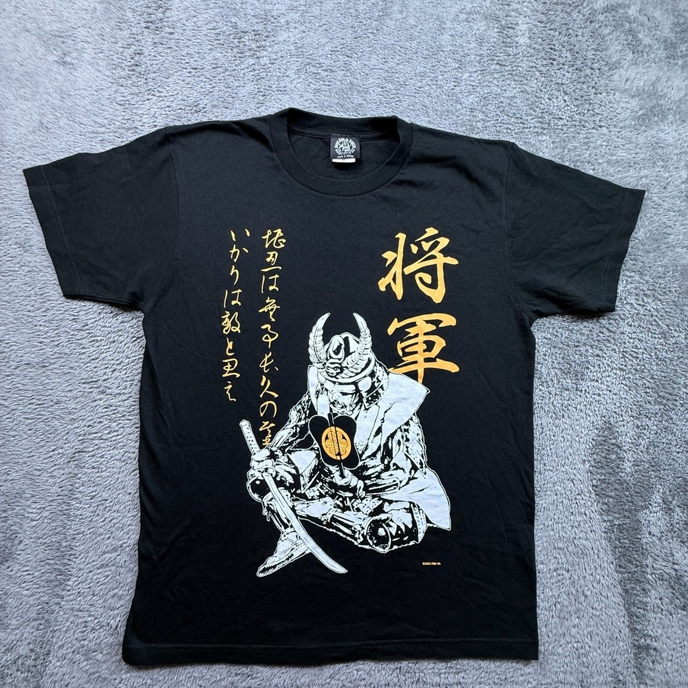 Sitting Samurai Shirt Mens M NWOT Black Crew Neck Deep Dive In Tokyo Graphic Tee